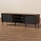 Baxton Studio Samuel Mid-Century Modern Brown and Dark Grey Finished TV Stand 148-8669 - alternate 4